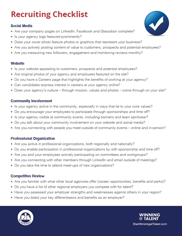 Recruiting Checklist image